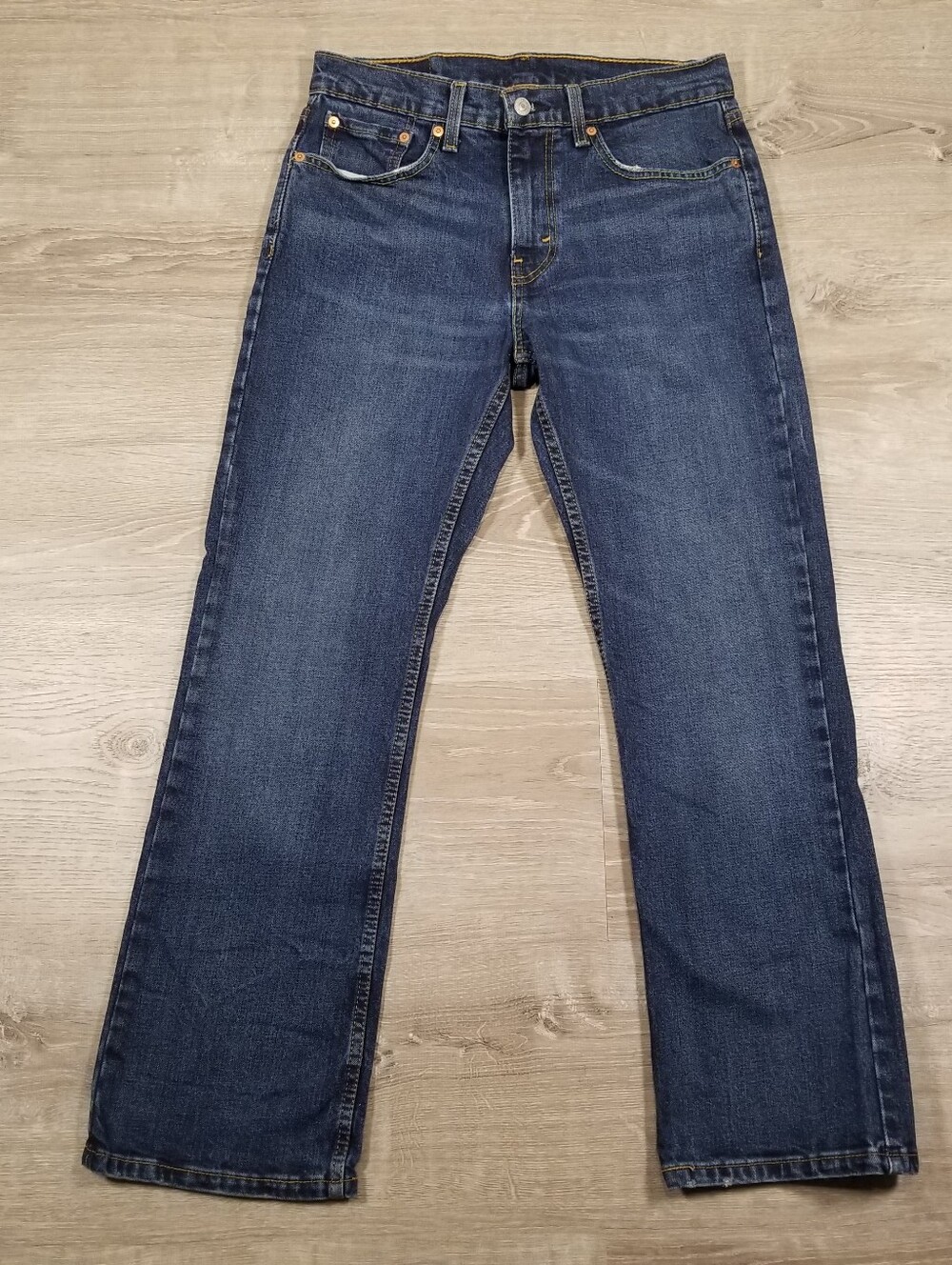 Levis 527 Bootcut Jeans Mens Size 31x30 Blue Dark Wash Slim Fit Denim 5 Pocket